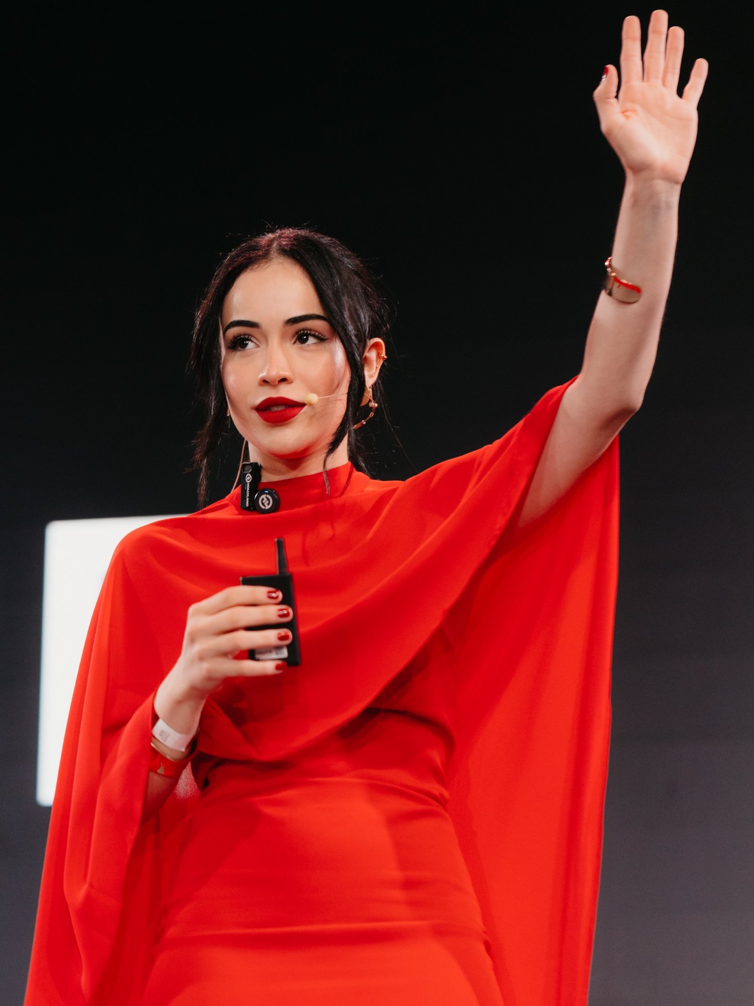 Izabelle Pollo, CEO da Brokers Brasil, palestrando